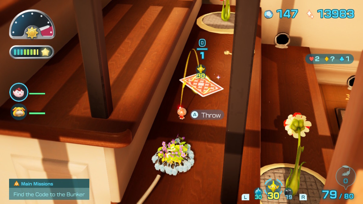 You'll need to find three playing card treasures for Bunker code.